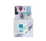 Urne transparente 21 X 21 cm avec porte-visuel et serrure