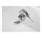 Urne transparente 21 X 21 cm avec porte-visuel et serrure