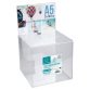 Urne transparente 21 X 21 cm avec porte-visuel et serrure