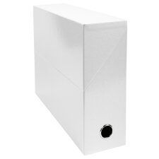 Exacompta Iderama Transfer Box(90mm Spine) - White