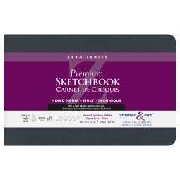 Zeta Series carnet souple 26F 14x21,6cm 270g - Blanc