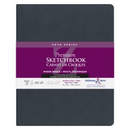 Zeta Series carnet souple 26F 20,3x25,3cm 270g - Blanc