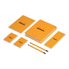 Coffret Rhodia l'essentiel - petits carreaux 5x5 - Orange