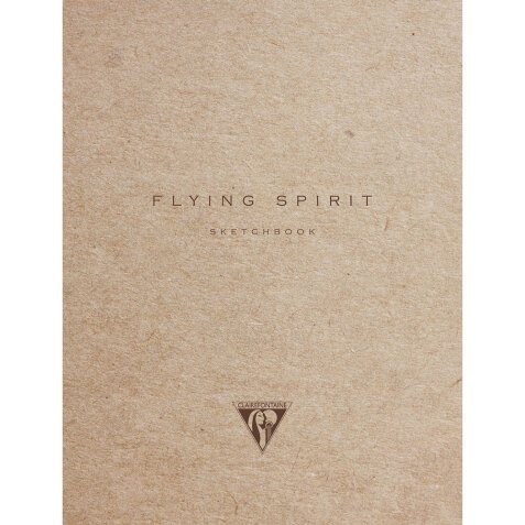 Flying Spirit carnet cousu 50F A6 90g - Kraft brun