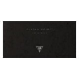 Flying Spirit carnet cousu 50F 10,5x21cm 90g - Noir