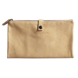 Flying Spirit trousse plate 27x23,6cm avec pochette zipée 2 compartiments - Beige