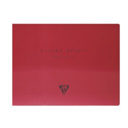 Flying Spirit carnet cousu 60F 21x16cm 90g - Rouge