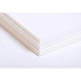 Carton Mousse 10 feuilles A4 10mm - Blanc