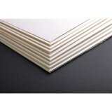 Carton Bois 2,5mm 10F 60x80cm 1375g - Ivoire