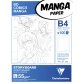 Manga Storyboard bloc collé 100F B4 55g grille simple