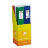 CRÉPON MÉTALLISÉ, 30 sachets d'1 feuille pliée 72g/m2 au format 2,50x0 ,50m (en présentoir) - Assortiment