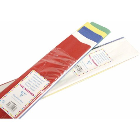 PAPIER DE SOIE, 20 sachets de 25 feuilles 18g/m2 au format 50x75cm - Assortiment