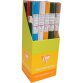 CARTON ONDULÉ, 20 rouleaux moyenne cannelure 300g/m2 au format 50x70cm (en présentoir) - Assortiment