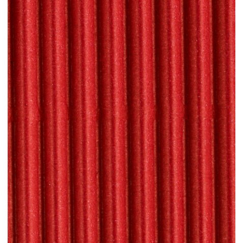 CARTON ONDULÉ, Rouleau moyenne cannelure 300g/m2 au format 50x70cm - Rouge