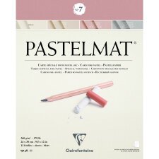 Pastelmat bloc collé 12F 24x30cm 360g