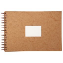 Carnet de Voyage aquarelle spiralé 20F A4 300g - Havane