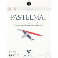 Pastelmat bloc collé 12F 18x24cm 360g