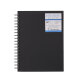 Goldline carnet spiralé 40F 17,8x25x4cm 250g - Noir