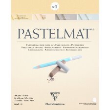 Pastelmat bloc collé 12F 24x30cm 360g