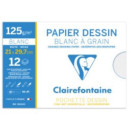 Dessin à Grain pochette 12F A4 125g