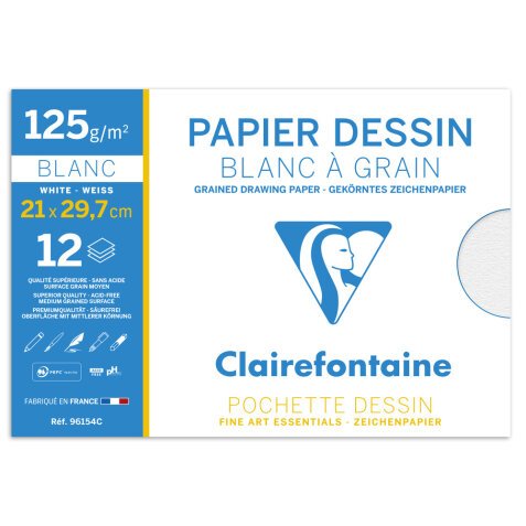 Dessin à Grain pochette 12F A4 125g