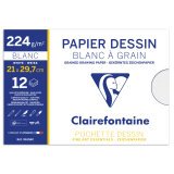 Dessin à Grain pochette 12F A4 224g