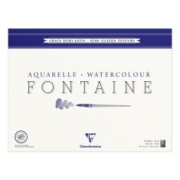 Fontaine bloc collé 4 côtés 25F 42x56cm 300g grain demi-satiné