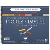 Ingres Pastel bloc spiralé 25F 24x30cm 130g - Assortiment vif