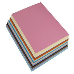 Maya paquet 25F 50x70cm 270g - Assortiment pastel