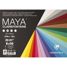 Maya paquet 50F 25x35cm 270g - Assortiment