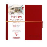 PaintON carnet cousu 32F 19x19cm 250g - Rouge