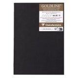 Goldline carnet piqué 20F A5 140g - Noir