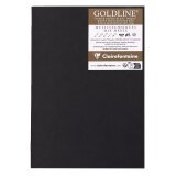 Goldline carnet piqué 20F A4 140g - Noir