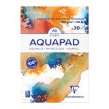 Goldline Aquapad bloc collé 30F A3 300g