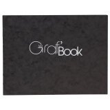 Graf'Book 360° carnet cousu dos brut 100F 19x25cm 100g I - Noir