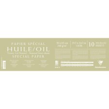 Papier Huile lin naturel paquet 10F 50x65cm 240g