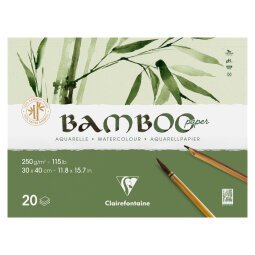 Bamboo bloc collé 2 côtés 20F 30x40cm 250g