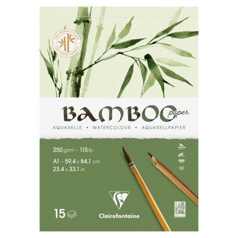 Bamboo bloc collé 1 côté 15F A1 250g