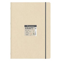 Kraft carnet piqué 20F A3 115g