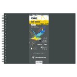 PaintON Noir carnet spiralé 30F A4 250g