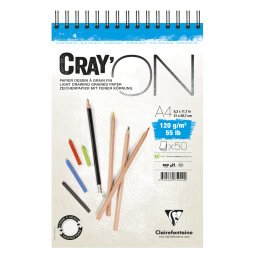 Cray'ON bloc spiralé 50F A4 120g