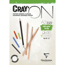 Cray'ON bloc collé 30F A2 160g