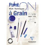 Paint'ON à grain bloc collé 20F A3 250g