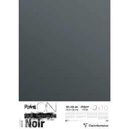 Paint'ON Noir paquet 10F 50x65cm 250g - Noir