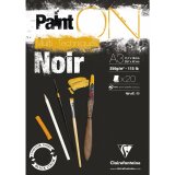 Paint'ON Noir bloc collé 20F A3 250g