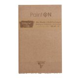 Paint'ON assorti bloc collé bords frangés 13,9x21,5cm 50F 250g - Assortiment