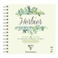 Herbier carnet spiralé 32F 21x21cm 180g