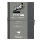 Paint'ON Gris carnet cousu 32F A5 250g - Gris