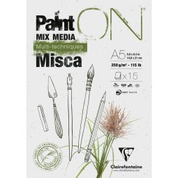 PaintON Misca bloc collé 15F A5 250g