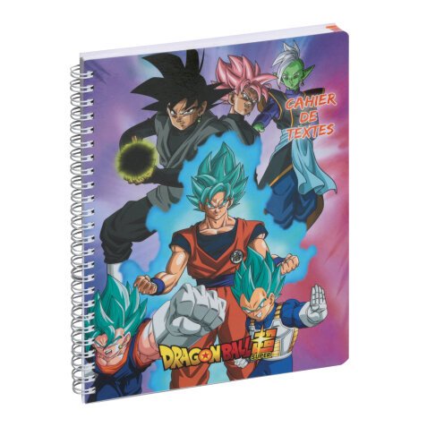 Cahier de textes Dragon Ball S 17 x 22 cm - Visuels assortis